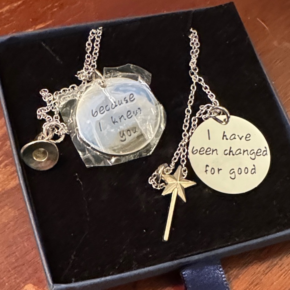 “Wicked” Inspired Friendship Necklaces